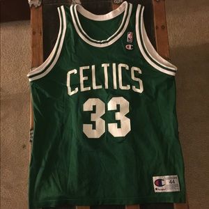 vintage larry bird jersey